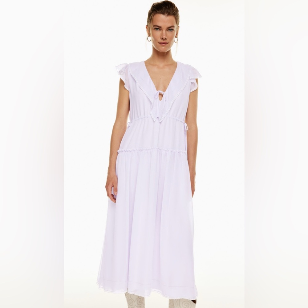 Aritzia Lavender Midi Dress